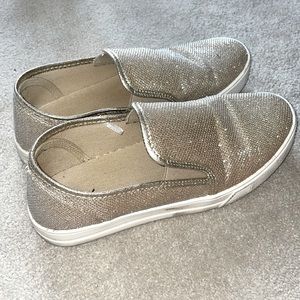 NY&CO Sneaker Slides Gold Glitter Size 6